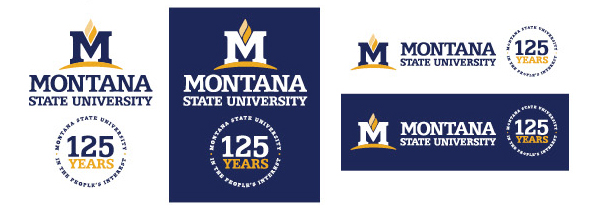 MSU 125 Logos