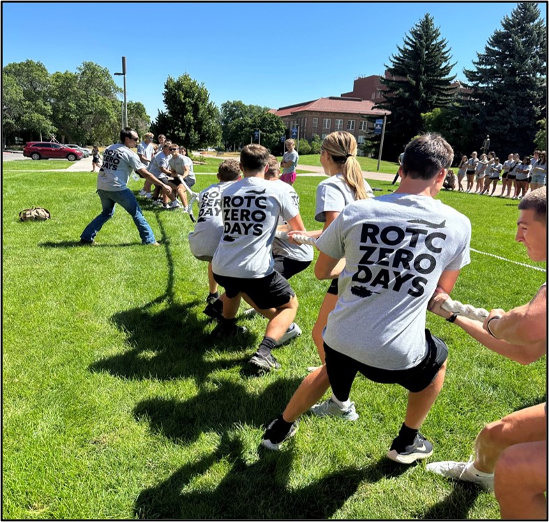 ROTC Zero Days 2024 tug of war