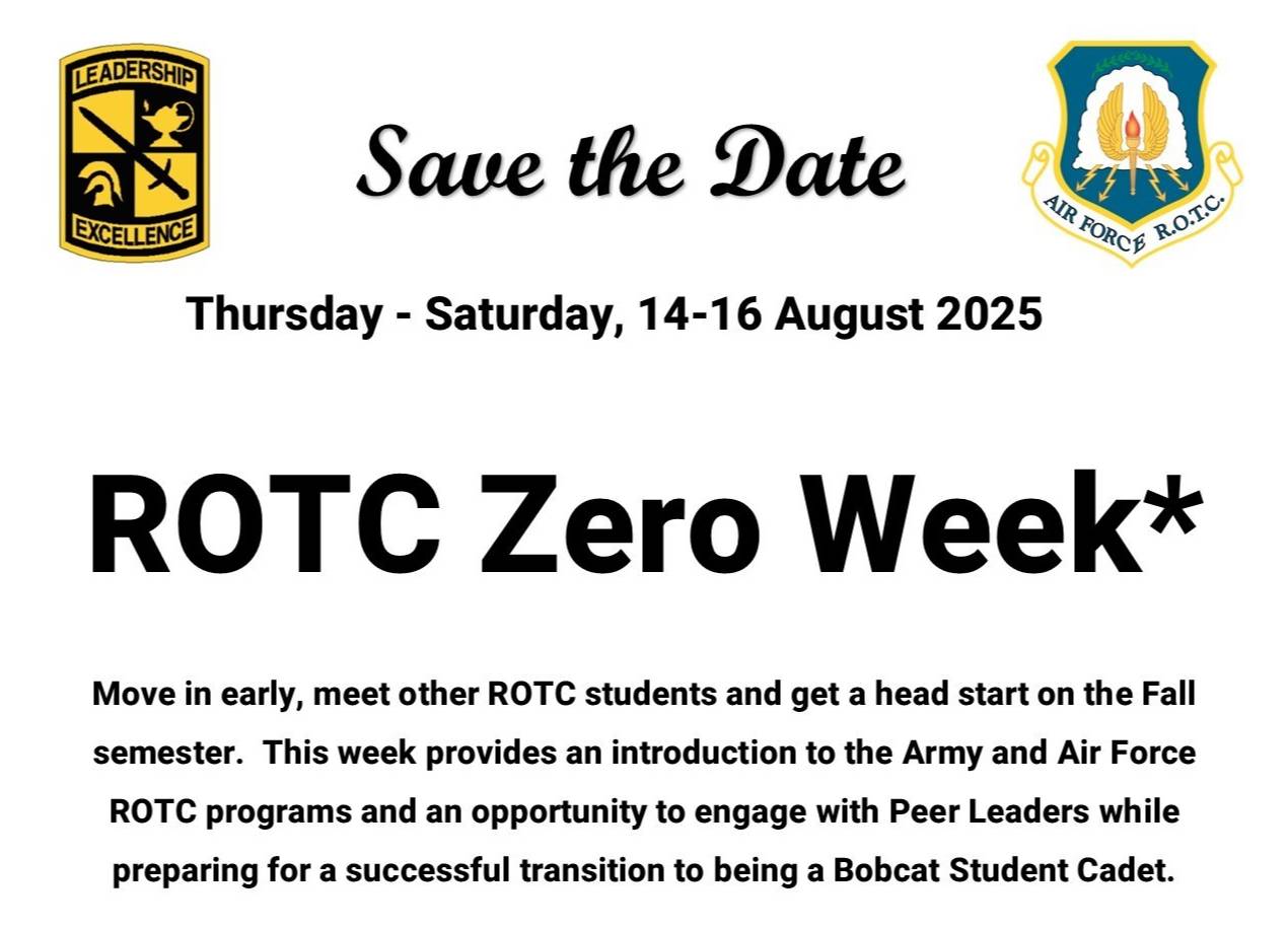 ROTC Zero Days Flyer 2025