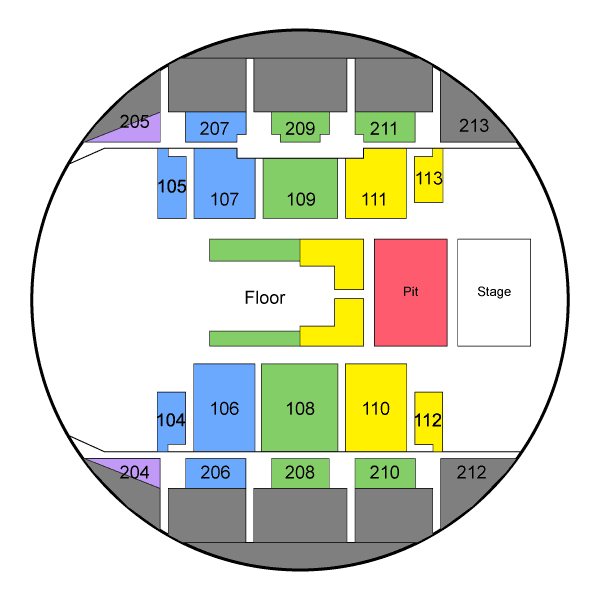 Cole Swindell Seating