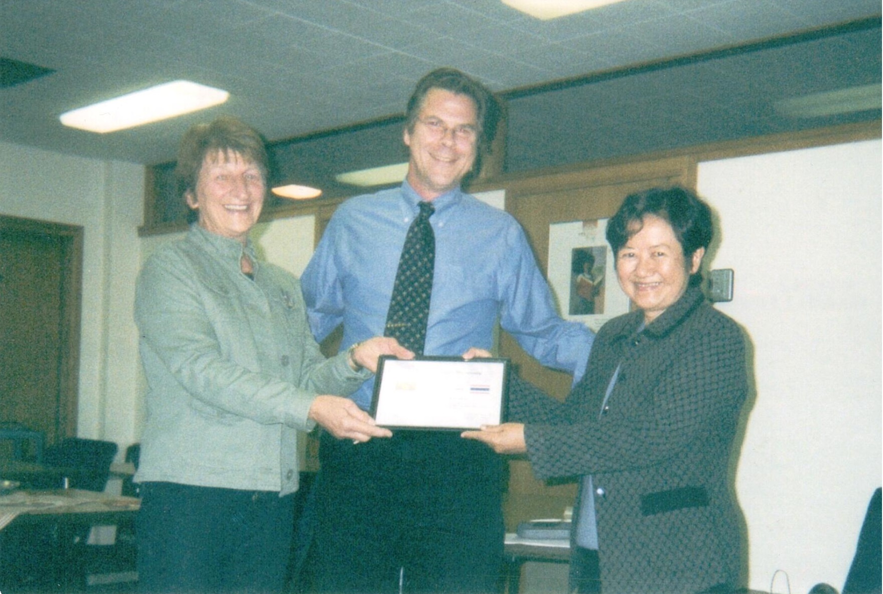 Sirilac Boonma with Yvonne Hauwiller and Robert Carson