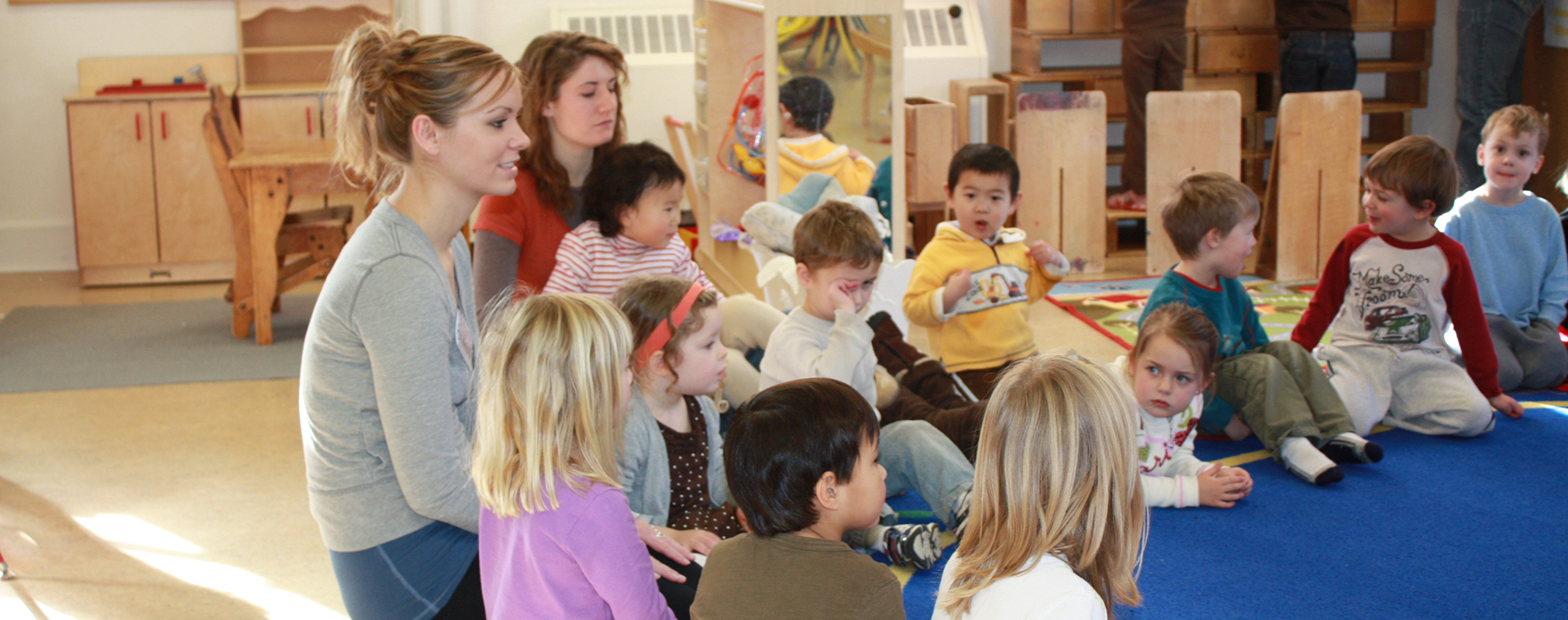 group time at MSU's child development center