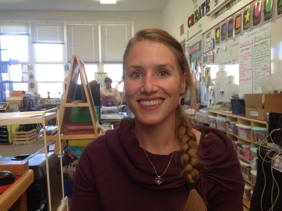 In this pre-pandemic photo, Kristi Knaub Borge is pictured in her classroom at a one-room schoolhouse in Polaris, Mont. Borge, a K-8 teacher, has been named Montana Teacher of the Year. Photo courtesy Kristi Knaub Borge.