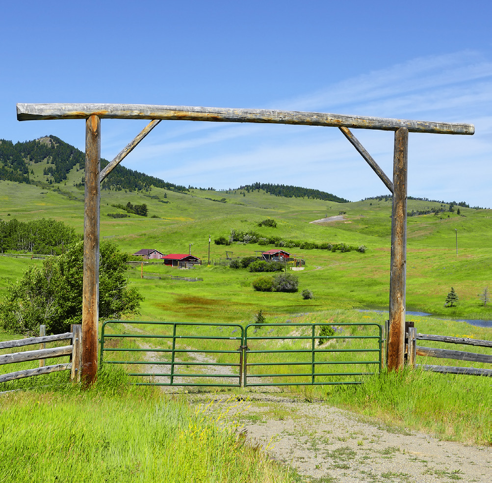 Entrance to Ranch