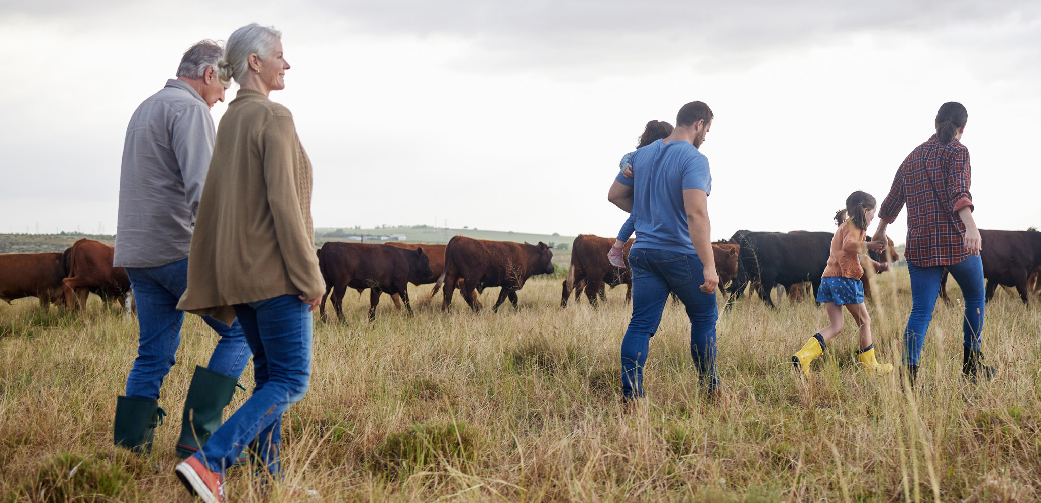 Ranch Family in Field