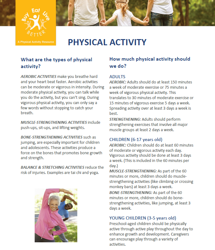 Physical Activity | Montana State University