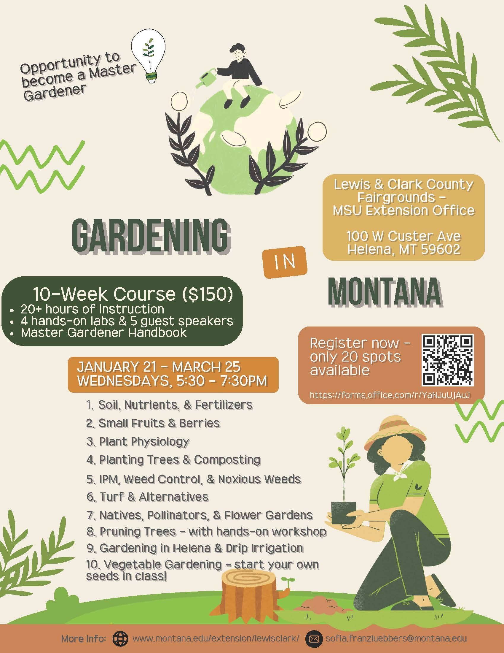 Master Gardener Course Flyer