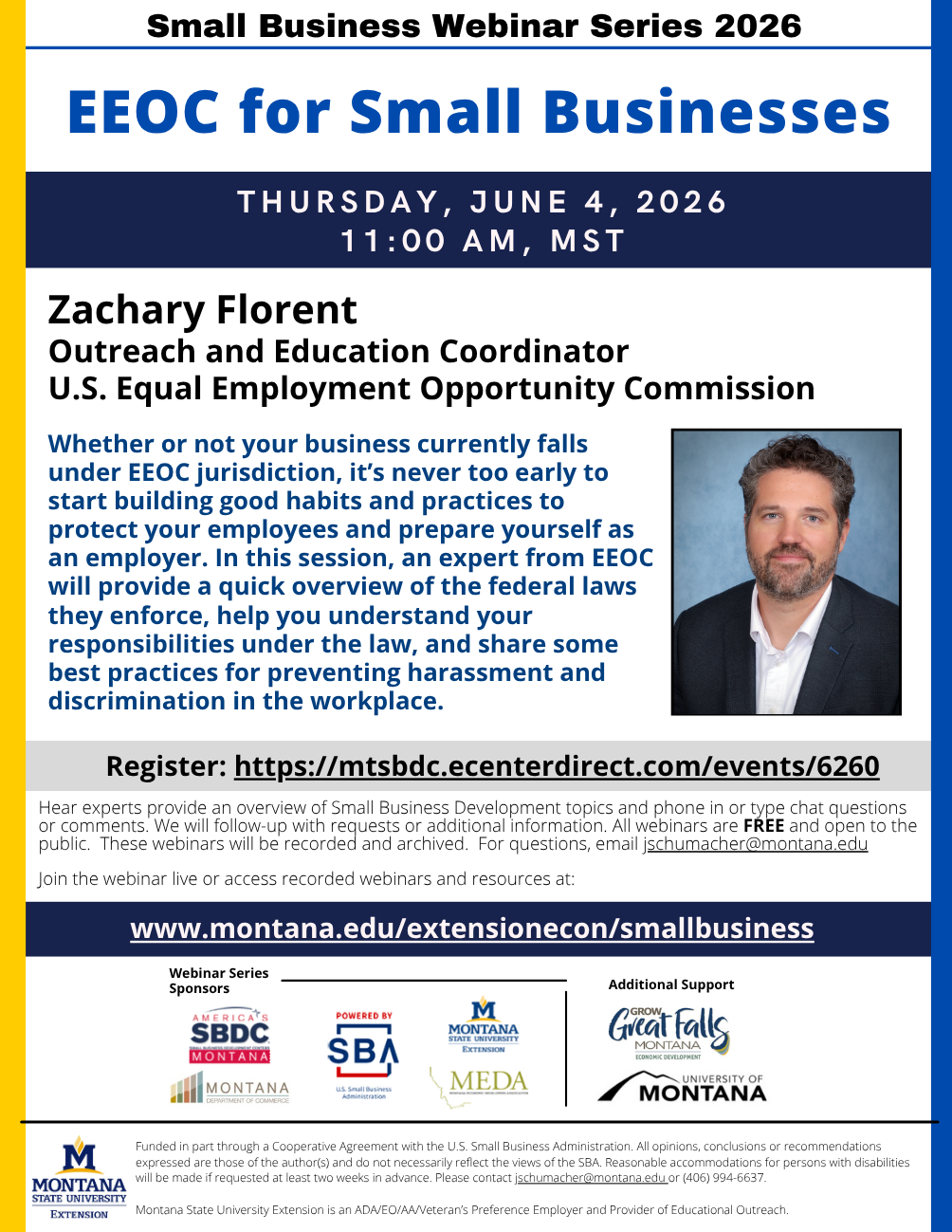 June 2026 Small Business Webinar