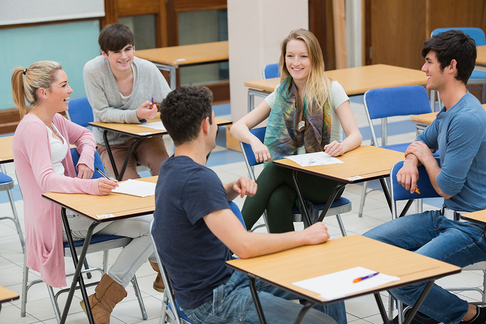 Stock Student in class