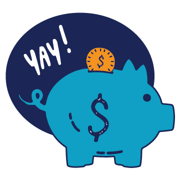 piggy bank graphic