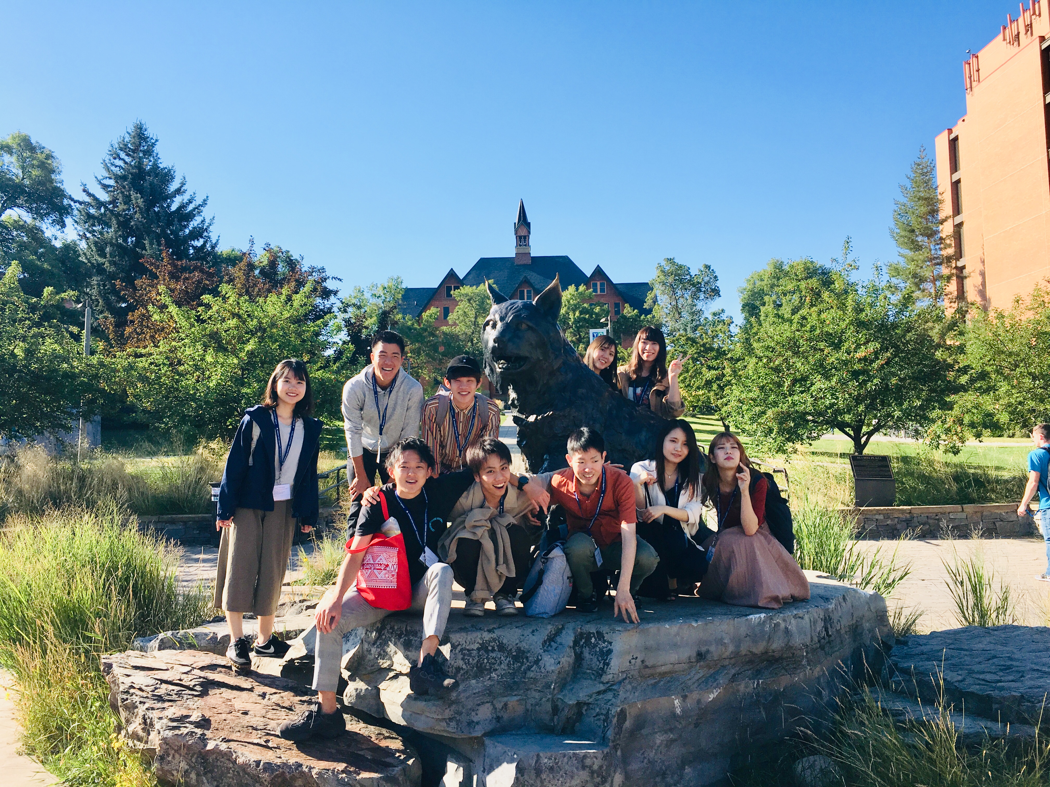 group of Kumamoto students