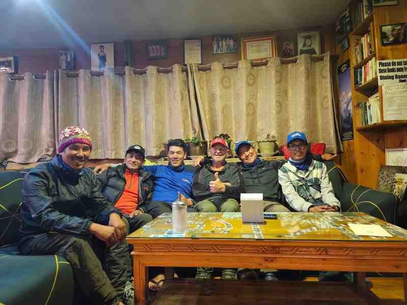 The guides, porters, and yak handlers