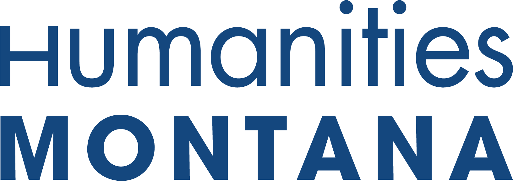 Blue text that says "Humanities Montana"