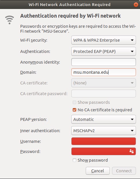 WiFi Configurations for Linux